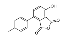 4-hydroxy-7-(4-methylphenyl)-2-benzofuran-1,3-dione结构式