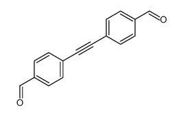 Benzaldehyde, 4,4'-(1,2-ethynediyl)bis- structure