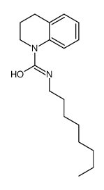 1(2H)-QUINOLINECARBOXAMIDE, 3,4-DIHYDRO-N-OCTYL- Structure