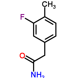 2-(3-Fluoro-4-methylphenyl)acetamide结构式