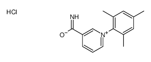 1-(2,4,6-trimethylphenyl)pyridin-1-ium-3-carboxamide,chloride Structure