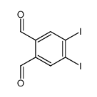 4,5-diiodobenzene-1,2-dicarbaldehyde Structure