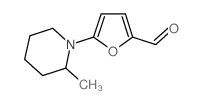 5-(2-METHYL-PIPERIDIN-1-YL)-FURAN-2-CARBALDEHYDE structure