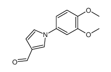 1-(3,4-dimethoxyphenyl)pyrrole-3-carbaldehyde Structure