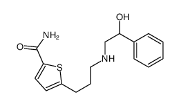 5-[3-[(2-hydroxy-2-phenylethyl)amino]propyl]thiophene-2-carboxamide Structure