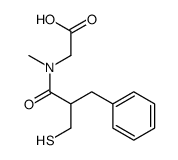 2-[(2-benzyl-3-sulfanylpropanoyl)-methylamino]acetic acid结构式