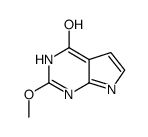 6-Hydroxy-2-methoxy-7-deazapurine structure