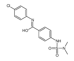 N-(4-chlorophenyl)-4-(dimethylsulfamoylamino)benzamide结构式