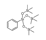 Trisiloxane, 1,1,1,5,5,5-hexamethyl-3-phenyl-3-[(trimethylsilyl)oxy]结构式