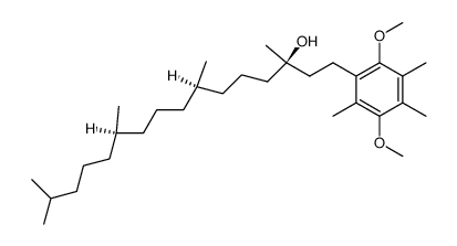 (3R,7R,11R)-1-(2',5'-dimethoxy-3',4',6'-trimethylphenyl)-3,7,11,15-tetramethyl-hexadecan-3-ol结构式