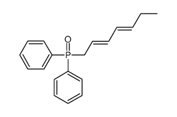 (e,e)-2,4-庚二烯基二苯基膦氧化物结构式