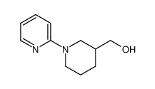 (1-pyridin-2-ylpiperidin-3-yl)methanol Structure