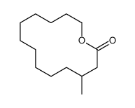 (4R)-4-methyl-oxacyclotetradecan-2-one Structure