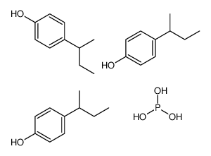 4-butan-2-ylphenol,phosphorous acid Structure