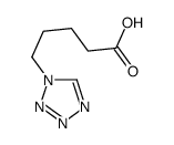 5-(tetrazol-1-yl)pentanoic acid Structure