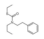 S-ethyl N-(2-phenylethyl)-N-propylcarbamothioate Structure