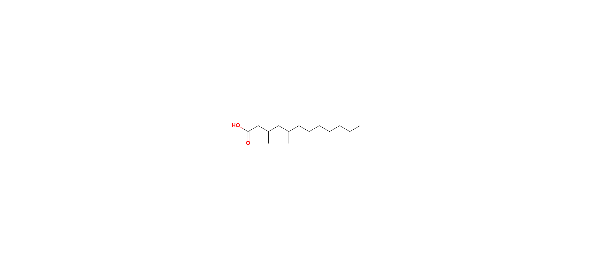 3, 5-二甲基十二烷酸图片