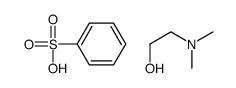 benzenesulphonic acid, compound with 2-(dimethylamino)ethanol (1:1) structure