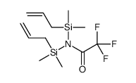 N,N-bis[dimethyl(prop-2-enyl)silyl]-2,2,2-trifluoroacetamide Structure