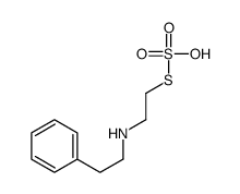 Thiosulfuric acid hydrogen S-[2-(phenethylamino)ethyl] ester结构式