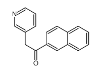 1-naphthalen-2-yl-2-pyridin-3-ylethanone Structure