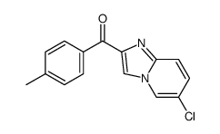 (6-chloroimidazo[1,2-a]pyridin-2-yl)(4-methylphenyl)methanone Structure