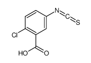 3-Carboxy-4-chlorophenylisothiocyanate结构式