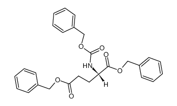 Cbz-L-Glu(OBzl)-OBzl Structure