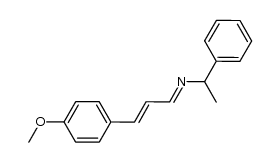 (E)-N-((E)-3-(4-methoxyphenyl)allylidene)-1-phenylethanamine Structure