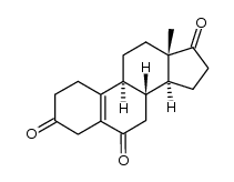 estr-5(10)-ene-3,6,17-trione Structure