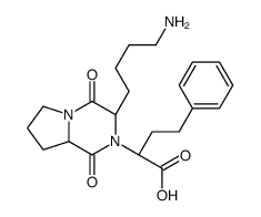 Lisinopril (8R,S)-Diketopiperazine (Mixture of Diastereomers)结构式