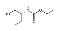 (R)-(+)-2-[N-(ethoxycarbonyl)amino]-1-butanol结构式