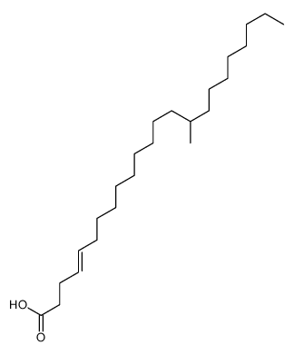 15-methyltricos-4-enoic acid结构式