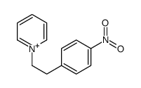 1-[2-(4-nitrophenyl)ethyl]pyridin-1-ium Structure