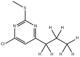 4-Chloro-2-methylthio-6-(n-propyl-d7)-pyrimidine picture