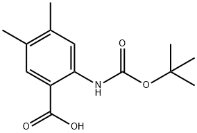 2-Bocamino-4,5-dimethyl-benzoic acid picture