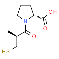 D-captopril Structure