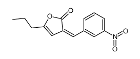 (3E)-3-[(3-nitrophenyl)methylidene]-5-propylfuran-2-one结构式