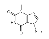 3-methyl-7-aminoxanthine结构式