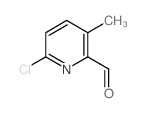 6-chloro-3-methylpyridine-2-carbaldehyde Structure