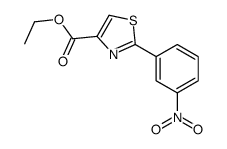 ethyl 2-(3-nitrophenyl)-1,3-thiazole-4-carboxylate结构式