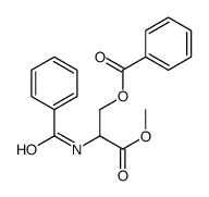 2-BENZAMIDO-3-METHOXY-3-OXOPROPYL BENZOATE Structure