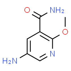 5-Amino-2-methoxypyridine-3-carboxamide structure