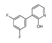 3-(3,5-difluorophenyl)-1H-pyridin-2-one Structure