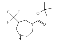 6-Trifluoromethyl-[1,4]Diazepane-1-Carboxylic Acid Tert-Butyl Ester structure