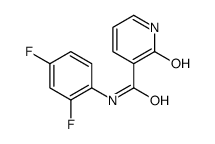 N-(2,4-difluorophenyl)-2-hydroxy-3-pyridine-carboxamide Structure