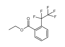 ethyl 2-(pentafluoroethyl)benzoate Structure