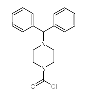 4-苯甲基哌嗪-1-羰酰氯结构式