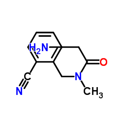 N-(2-Cyanobenzyl)-N-methylglycinamide结构式