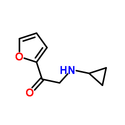 2-(Cyclopropylamino)-1-(2-furyl)ethanone Structure